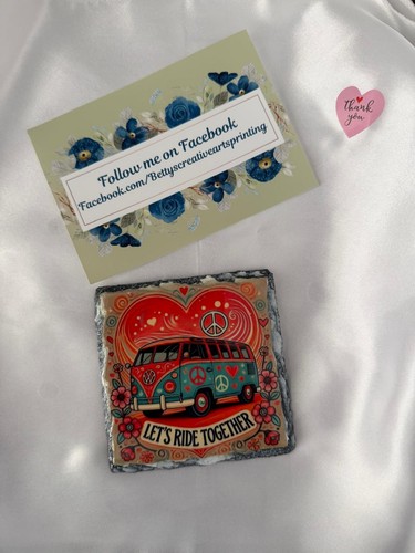 Slate table coffee coaster - slate,